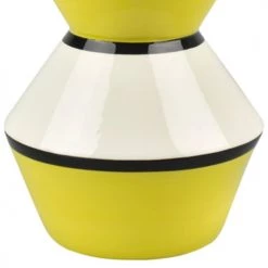 Wadiga Vases Vase Céramique Design Safran - 14x14x22cm -Vases Soldes vase ceramique design safran 14x14x22cm 2