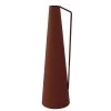 Passage Vernet Vases Vase Conique à Anse En Métal Rouge -Vases Soldes vase conique a anse en metal rouge