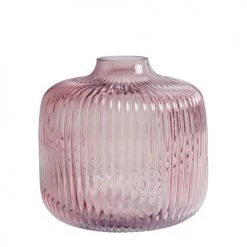 Mathilde M Vases Vase Côtelé Soliflore Bas
