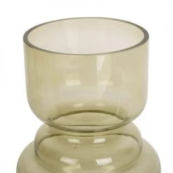 Present Time Vases Vase Courtly Glass Large Verre Vert -Vases Soldes vase courtly glass large verre vert 5