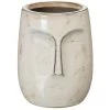 Ixia Vases Vase Crème En Forme De Visage H18cm -Vases Soldes vase creme en forme de visage h18cm