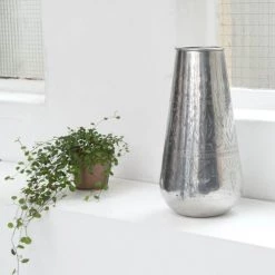 Passage Vernet Vases Vase Cylindrique Argent -Vases Soldes vase cylindrique argent 1