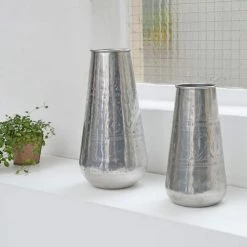 Passage Vernet Vases Vase Cylindrique Argent -Vases Soldes vase cylindrique argent 2