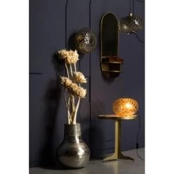 Bepurehome Vases Vase Déco En Métal Vase á Fleurs Argent 46x36x36 -Vases Soldes vase deco en metal vase a fleurs argent 46x36x36 2