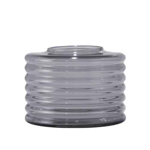 Kulile Vases Vase Déco En Verre Soufflé Gris Anthracite 3 Kulile Vases Vase Déco En Verre Soufflé Gris Anthracite