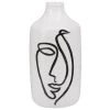 Beliani Vases Vase Décoratif Blanc 22 Cm
