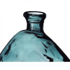 Wadiga Vases Vase Décoratif En Verre Recyclé Gris - 33x33x33cm -Vases Soldes vase decoratif en verre recycle gris 33x33x33cm 1