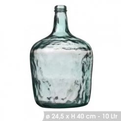 Wadiga Vases Vase Décoratif En Verre Recyclé H40cm -Vases Soldes vase decoratif en verre recycle h40cm 2
