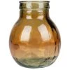 Wadiga Vases Vase Décoratif En Verre Recyclé Marron - 20x20x24cm -Vases Soldes vase decoratif en verre recycle marron 20x20x24cm