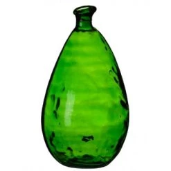 Wadiga Vases Vase Décoratif En Verre Recyclé Vert - 25x25x47cm -Vases Soldes vase decoratif en verre recycle vert 25x25x47cm 4