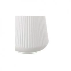 Wadiga Vases Vase Design En Céramique Blanc 15x15x20,3cm -Vases Soldes vase design en ceramique blanc 15x15x20 3cm 2