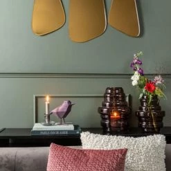 Present Time Vases Vase Distinct Verre Marron -Vases Soldes vase distinct verre marron 1