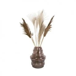 Present Time Vases Vase Distinct Verre Marron -Vases Soldes vase distinct verre marron 2