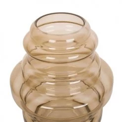 Present Time Vases Vase Distinct Verre Marron Clair -Vases Soldes vase distinct verre marron clair 3