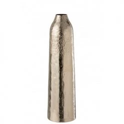 LANADECO Vases Vase Droit Irrégulier Alu Argent H61cm