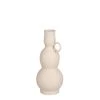 Mica Decorations Vases Vase En Aluminium Blanc Cassé H24 -Vases Soldes vase en aluminium blanc casse h24