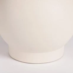 Mica Decorations Vases Vase En Aluminium Blanc Cassé H24 -Vases Soldes vase en aluminium blanc casse h24 4