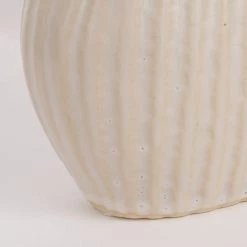 Mica Decorations Vases Vase En Céramique Couleur Crème H21 -Vases Soldes vase en ceramique couleur creme h21 3