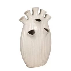 Mica Decorations Vases Vase En Céramique Couleur Noir H42 -Vases Soldes vase en ceramique couleur creme h42
