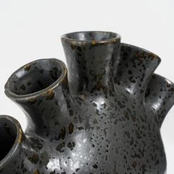 Mica Decorations Vases Vase En Céramique Couleur Noir H21 -Vases Soldes vase en ceramique couleur noir h21 3