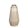 Mica Decorations Vases Vase En Céramique Crème Rayé H30 -Vases Soldes vase en ceramique creme raye h30