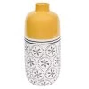 Maisons Du Monde Vases Vase En Céramique Jaune à Motifs H30 -Vases Soldes vase en ceramique jaune a motifs h30 1000 14 39 173346 3