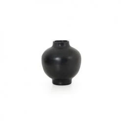 Ames Vases Vase En Céramique Noire 23x28x23cm
