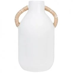 Maisons Du Monde Vases Vase En Dolomite Beige Avec Anses H26