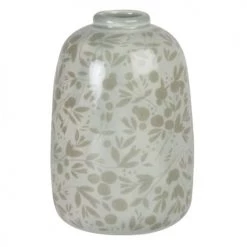 Maisons Du Monde Vases Vase En Dolomite écrue à Motifs H12 - Lot De 2