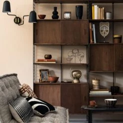 Maisons Du Monde Vases Vase En Dolomite Noire H20 -Vases Soldes vase en dolomite noire h20 1000 13 8 208042 3