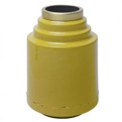 Zago Vases Vase En Fer émaillé Jaune