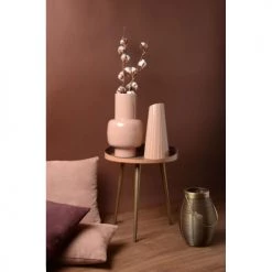 Zago Vases Vase En Fer émaillé Rose -Vases Soldes vase en fer emaille rose 3