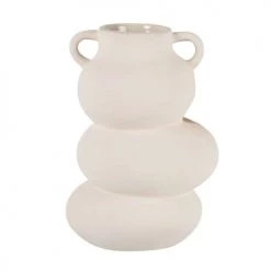 Maisons Du Monde Vases Vase En Grès Beige H22