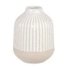Maisons Du Monde Vases Vase En Grès Blanc Et Strié Beige H12 -Vases Soldes vase en gres blanc et strie beige h12 1000 16 33 216800 1