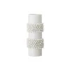 Bloomingville Vases Vase En Grès Blanc H20.5 -Vases Soldes vase en gres blanc h20 5