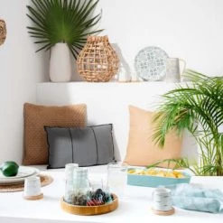 Maisons Du Monde Vases Vase En Grès Blanc H29 -Vases Soldes vase en gres blanc h29 1000 15 35 200156 6