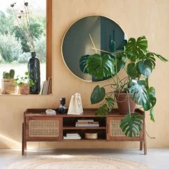 Maisons Du Monde Vases Vase En Grès Bleu Nuit H56 -Vases Soldes vase en gres bleu nuit h56 1000 14 8 221490 2