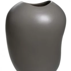 Sibo Homeconcept Vases Vase En Grès De Table Marron 31 Cm