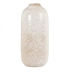 Maisons Du Monde Vases Vase En Grès écru Moucheté H19