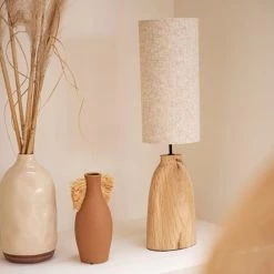 Maisons Du Monde Vases Vase En Grès Marron écureuil Et Raphia H26 -Vases Soldes vase en gres marron ecureuil et raphia h26 1000 4 16 220596 2