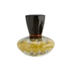 Madam Stoltz Vases Vase En Grès Multicolore H23