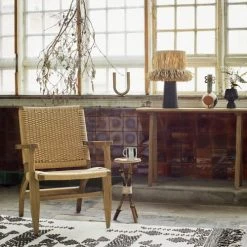 Madam Stoltz Vases Vase En Grès Multicolore H30 -Vases Soldes vase en gres multicolore h30 2