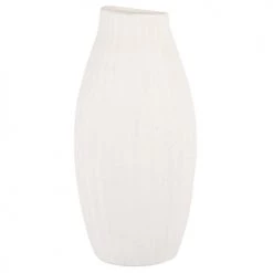 Maisons Du Monde Vases Vase En Grès Strié écru H31
