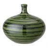 Bloomingville Vases Vase En Grès Vert H12.5 -Vases Soldes vase en gres vert h12 5