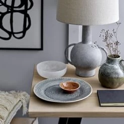 Bloomingville Vases Vase En Grès Vert H15 -Vases Soldes vase en gres vert h15 3