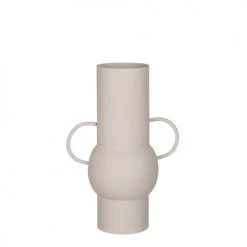 Mica Decorations Vases Vase En Métal Blanc Cassé H34,5