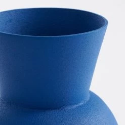 Mica Decorations Vases Vase En Métal Bleu H20 -Vases Soldes vase en metal bleu h20 4