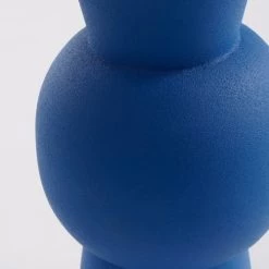 Mica Decorations Vases Vase En Métal Bleu H20 -Vases Soldes vase en metal bleu h20 5