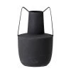 Bloomingville Vases Vase En Métal Noir H20 Cm -Vases Soldes vase en metal noir h20 cm