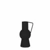 Mica Decorations Vases Vase En Métal Noir H23 -Vases Soldes vase en metal noir h23